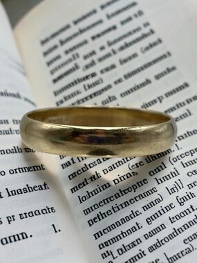 Frederick Goldman 10K Yellow Gold Band Ring Size 11.25 2.91g